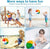 12'' Beach Ball for Kids: 14 Pack Beach Balls Bulk Inflatable Pool - Beach Balls Bulk Hawaiian Tropical Theme Christmas Party Decorations Favors Supplies