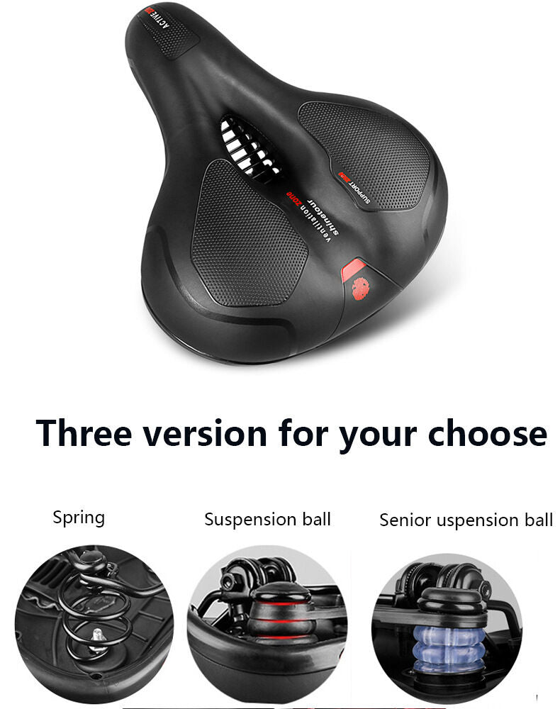 Silicone Bike Saddle with Hollow Ventilation: 21×25×11cm, 680g, Comfort & Shock Absorption for Aussie Cyclists
