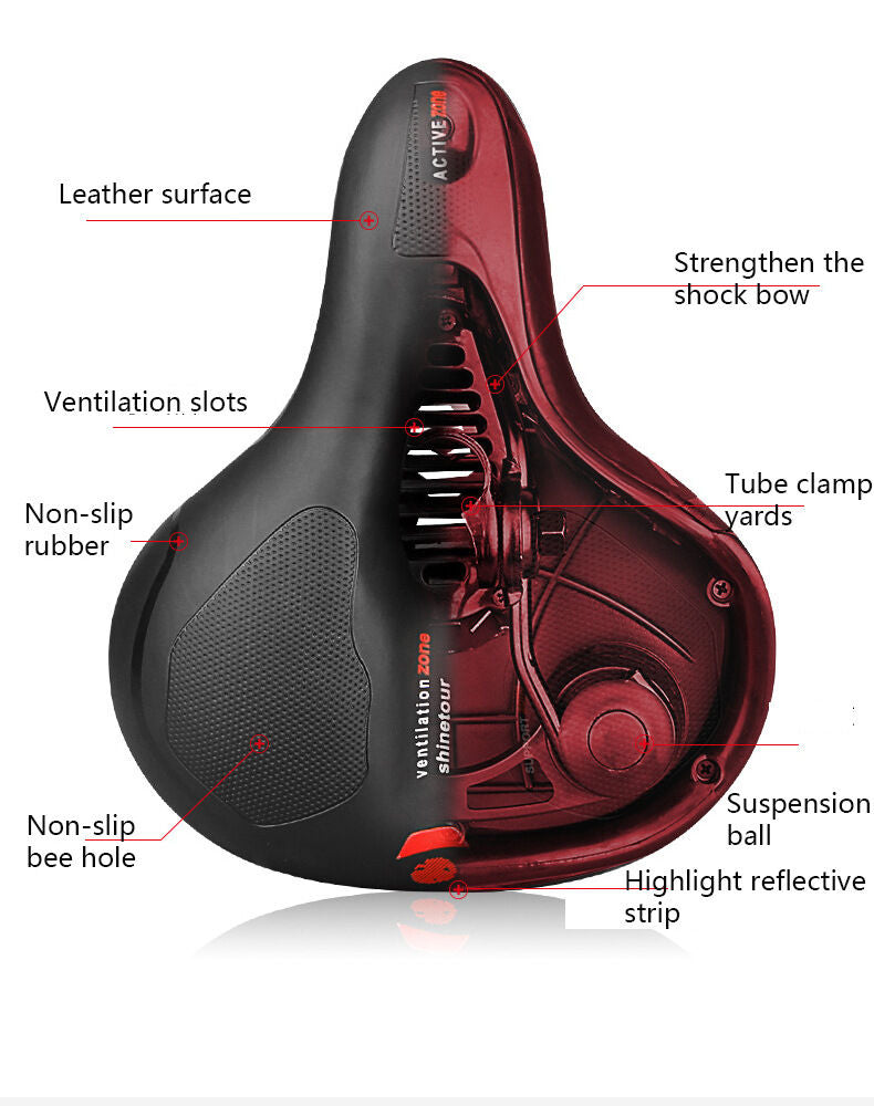 Silicone Bike Saddle with Hollow Ventilation: 21×25×11cm, 680g, Comfort & Shock Absorption for Aussie Cyclists