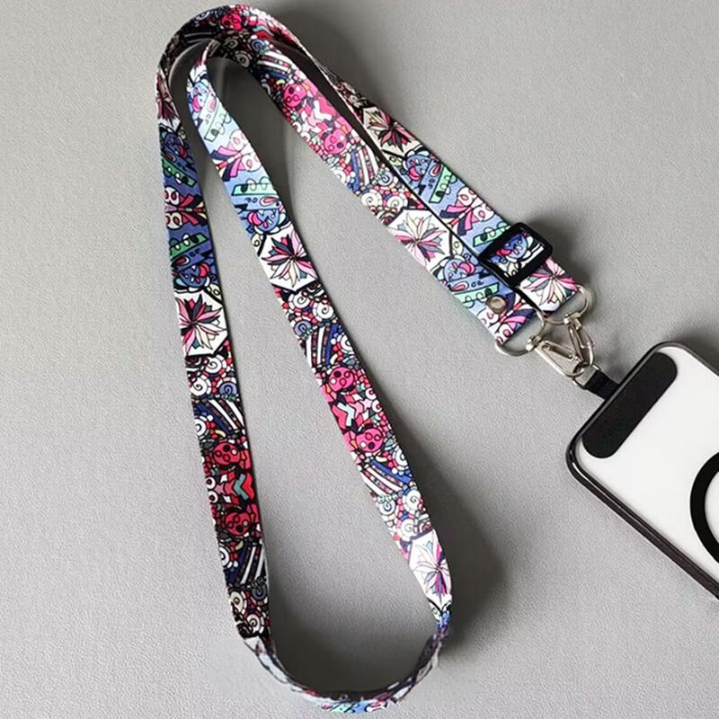 Christmas gifts 4PCS Boho Pattern Phone Crossbody Lanyard Set, Adjustable 65-118cm, Stylish &amp; Durable for Universal Phone Models