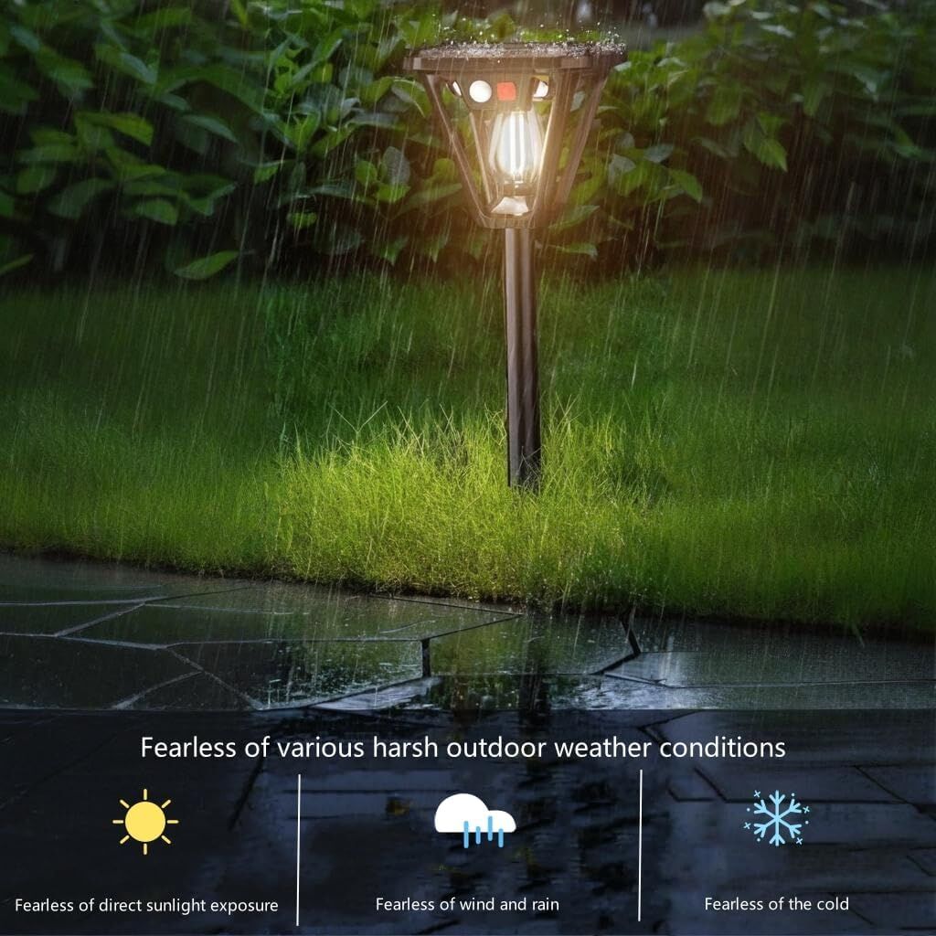 Solar Motion Sensor Wall Lights (2-Pack): 3-Mode Dusk-to-Dawn Waterproof for Patio, Garage & Garden Lighting