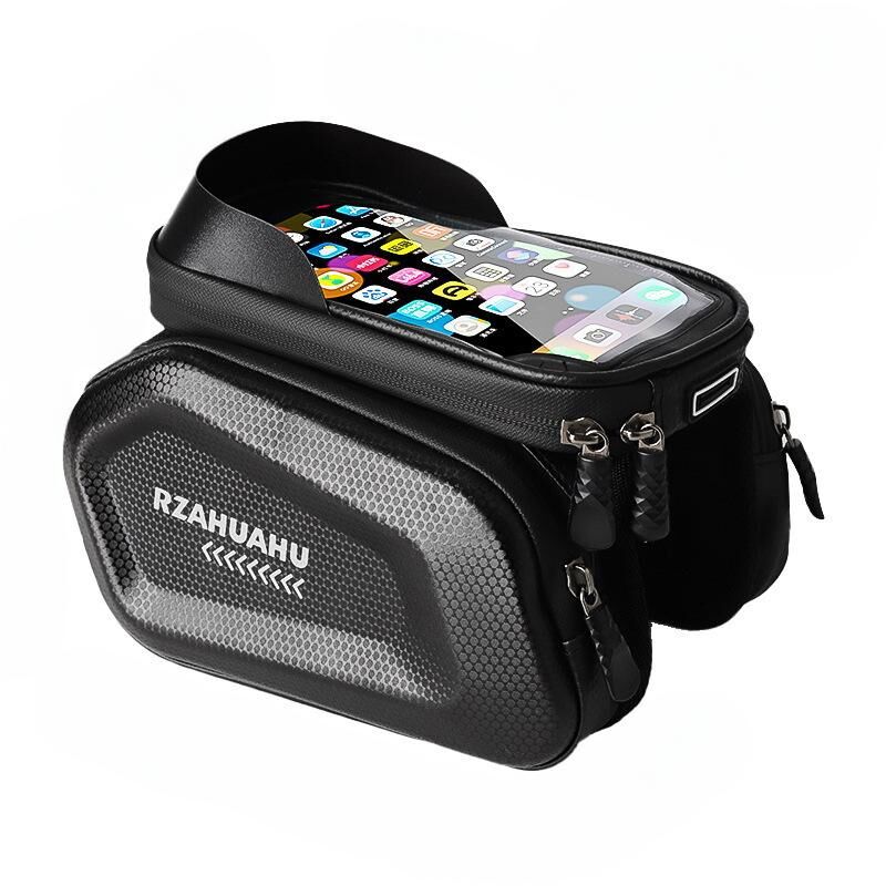 Waterproof Bike Frame Bag with Touchscreen &amp; Headphone Hole: 3-in-1 Capacity Bicycle Bag for Phones &amp; Gear, Aussie Cyclist Essential