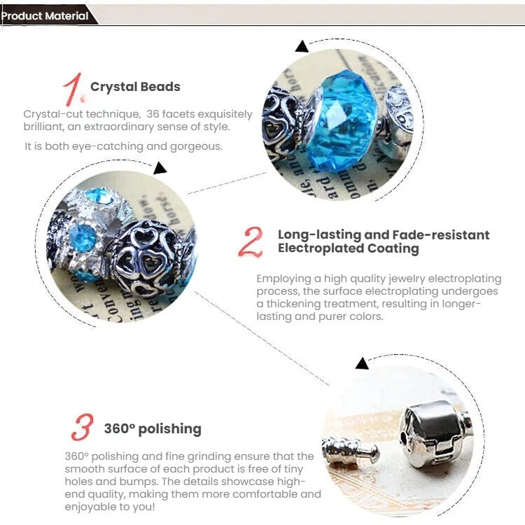 Vintage Crystal Zircon Beaded Bracelet with Hollow LOVE Alloy Pendant, Adjustable Snake Chain Bracelet(19cm+5cm)