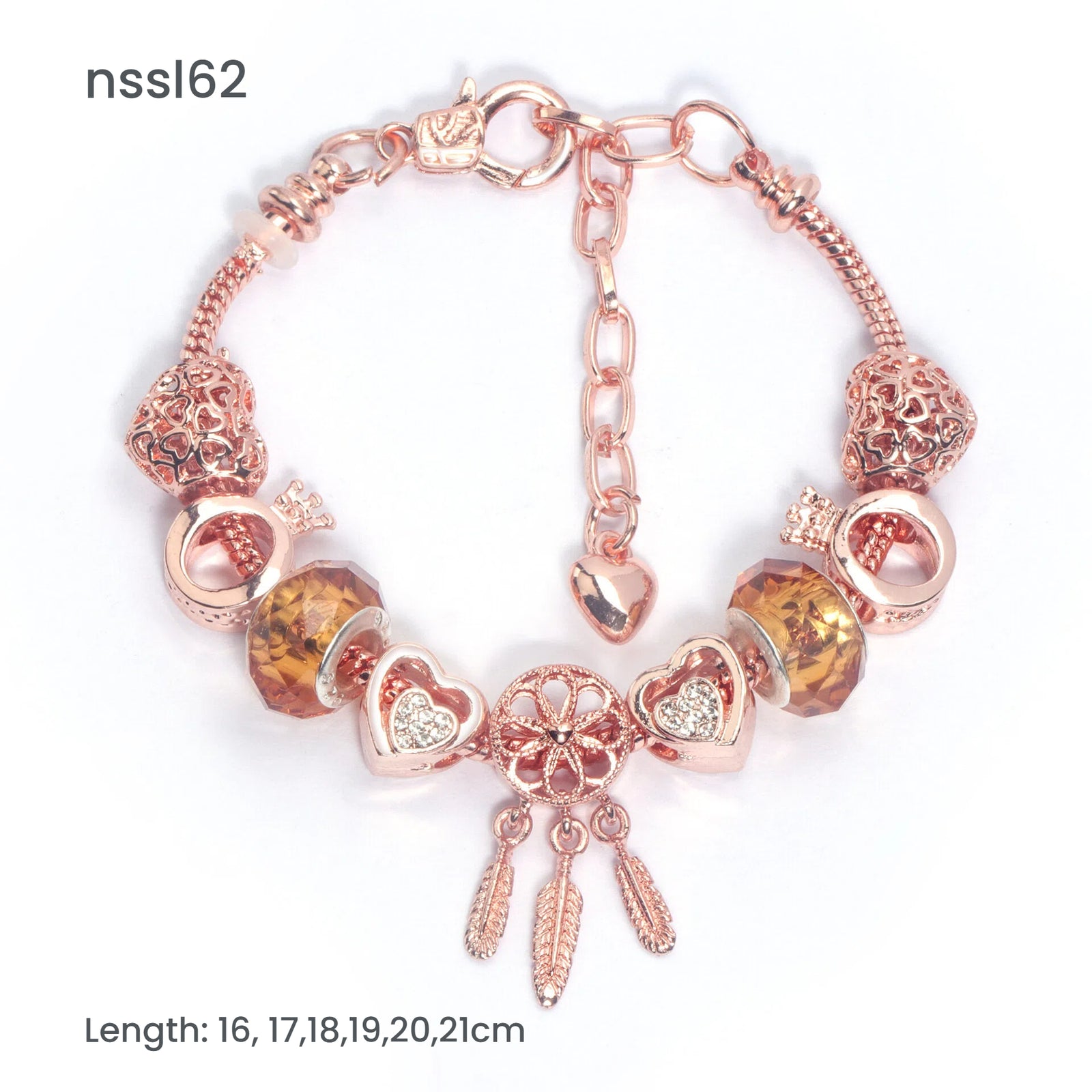 Charm Bracelets Mix & Match Offer: 10 Styles in Light Luxury/Retro/Ethnic, Discount on 2(double)