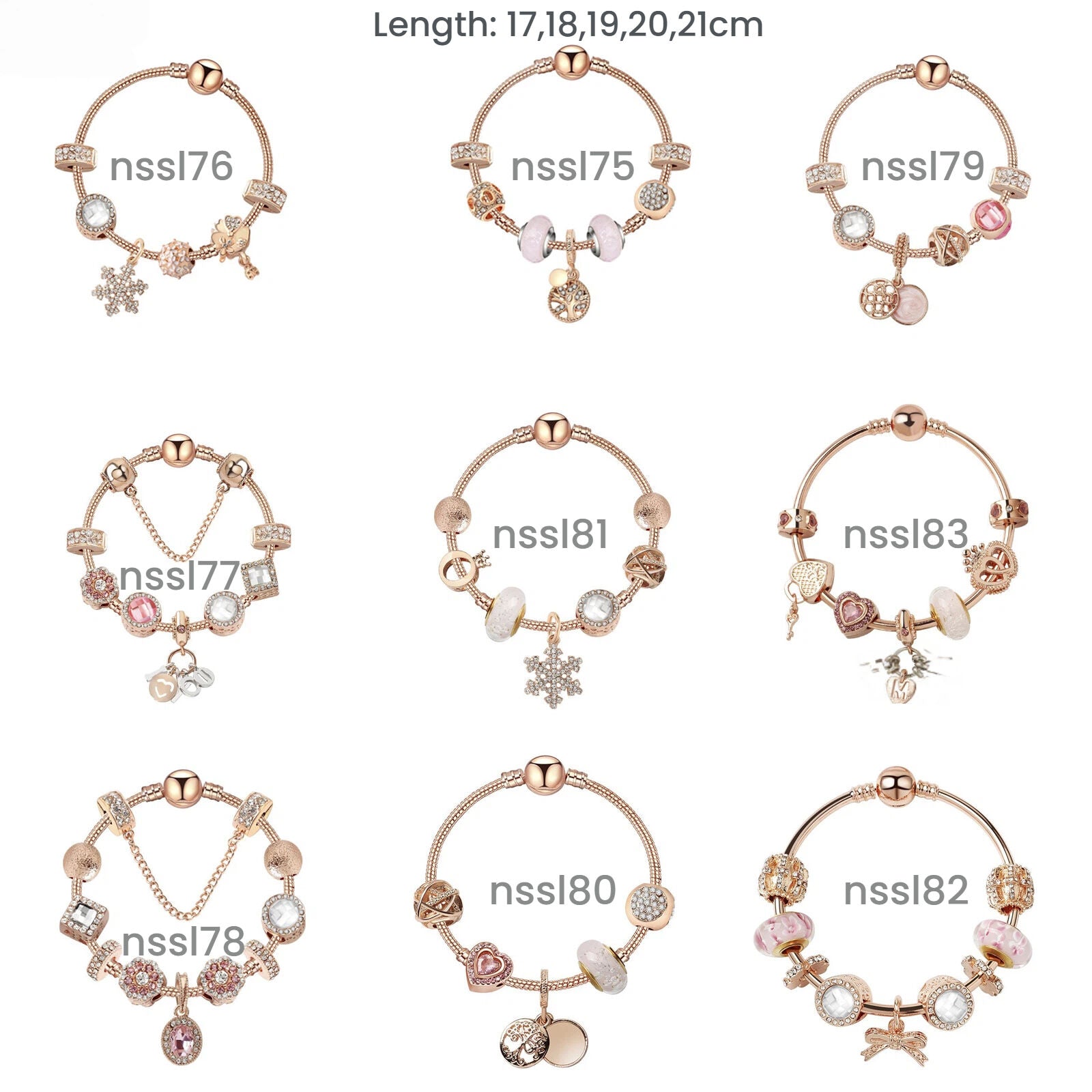 Charm Bracelets Mix & Match Offer – 11 Styles, Luxury & Vintage, Discount on 3(triple)