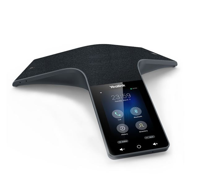 Yealink CP925 HD IP Conference Phone for Small to Medium Conference Rooms, 7 Microphone Array, 360 Voice Pickup,HD Audio,4' Color Touch Screen, BYOD