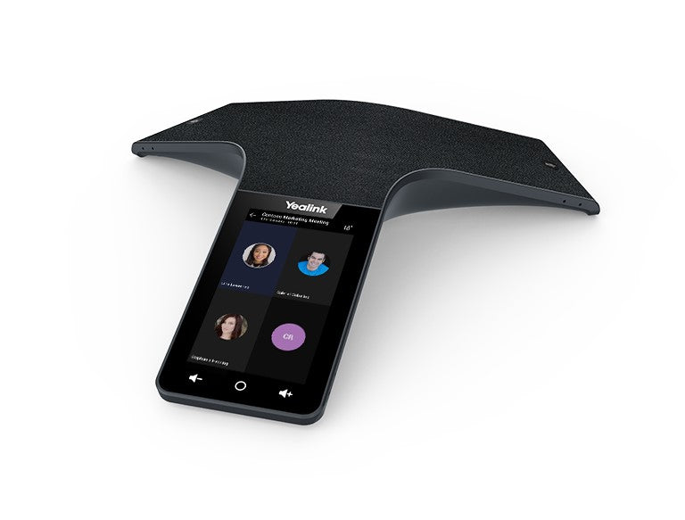 Yealink CP965 Flagship HD IP Teams Conference Phone, Android, 5&#39;&#39; Touch Screen, HD Audio, Noise Proof Technology, 6-Meter Microphone Pickup Range