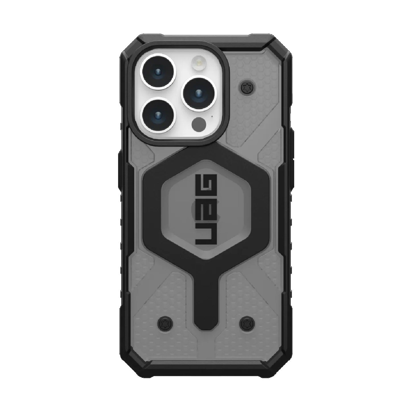 UAG Pathfinder MagSafe Apple iPhone 15 Pro (6.1') Rugged Case - Ash (114281113131), 18ft. Drop Protection (5.4M), Tactical Grip, 10 Years Warranty