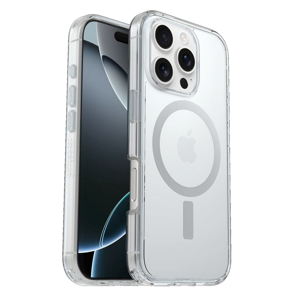 OtterBox Symmetry Clear MagSafe for Apple iPhone 16 Pro Max (6.9&quot;) Case Clear - (77-96417), Antimicrobial, DROP+ 3X Military Standard, 7 Years Warranty