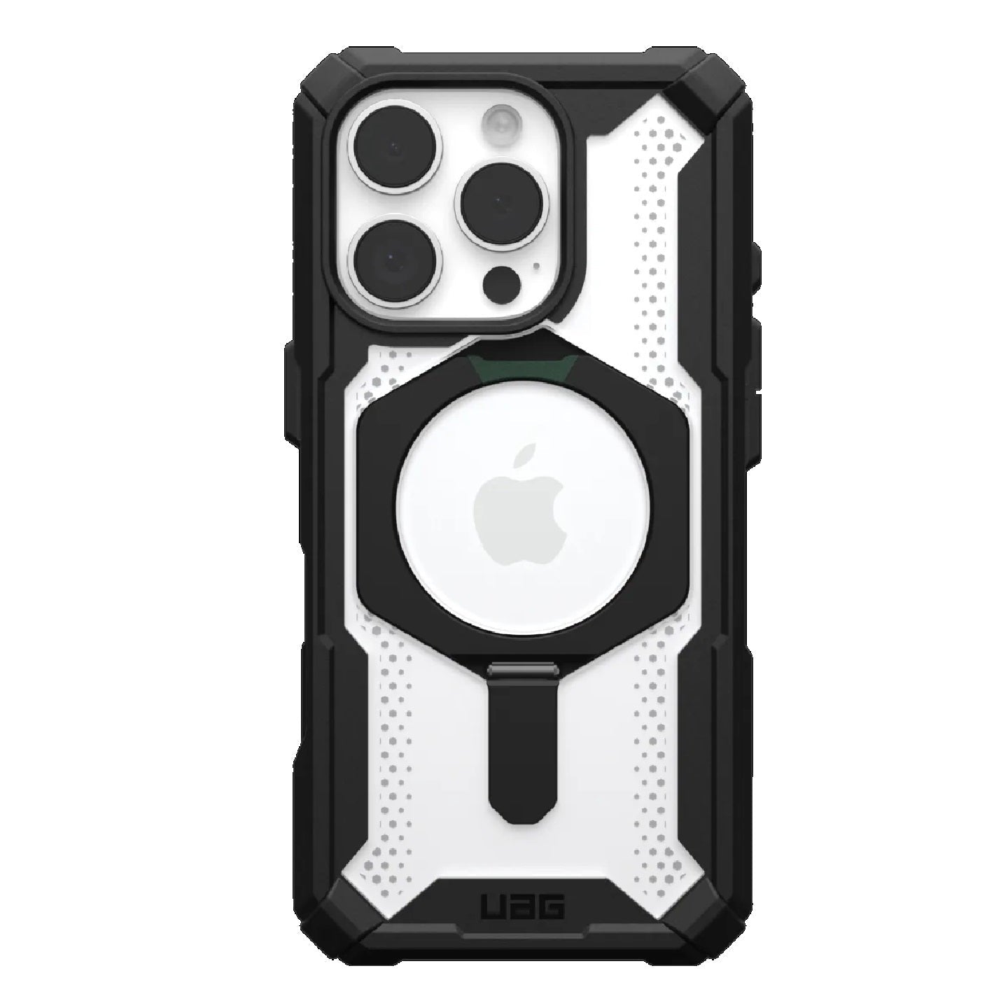 UAG Plasma XTE MagSafe Apple iPhone 16 Pro (6.3') Rugged Case - Black/Clear (11447411404G), 20ft. Drop Protection (4.8M), 1-Year Warranty