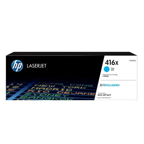 HP 416X CYAN LASERJET TONER CARTRIDGE 6K
