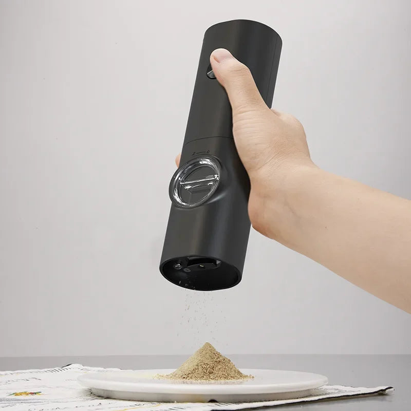 NNEOBA Electric Automatic Pepper and Salt Grinder with LED Light(1pc)