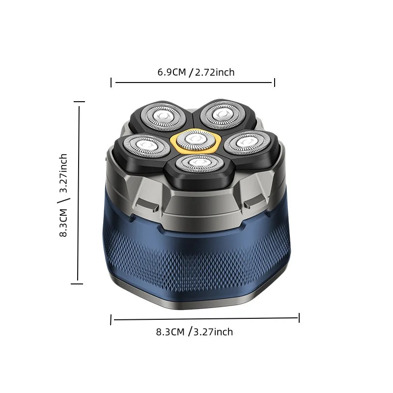 6D Electric Head And Face Shaver Rechargeable