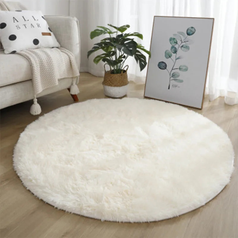 Ultra Soft Plush Round Rug