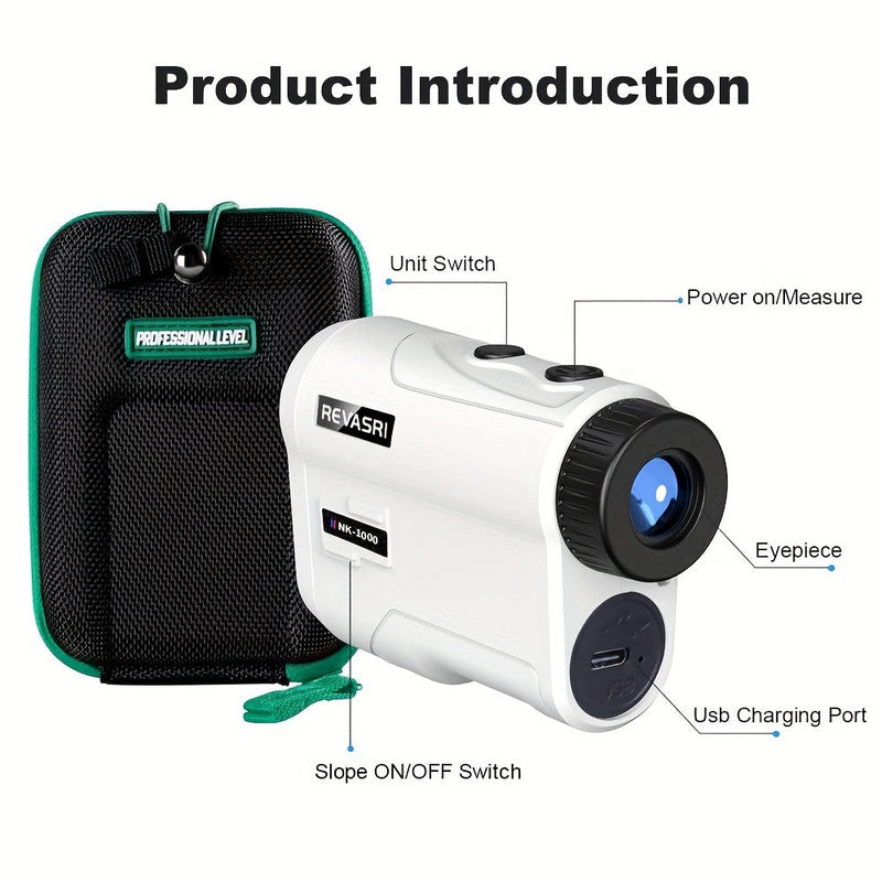 1000 Yards Golf Rangefinder With Slope &amp; Pin Lock