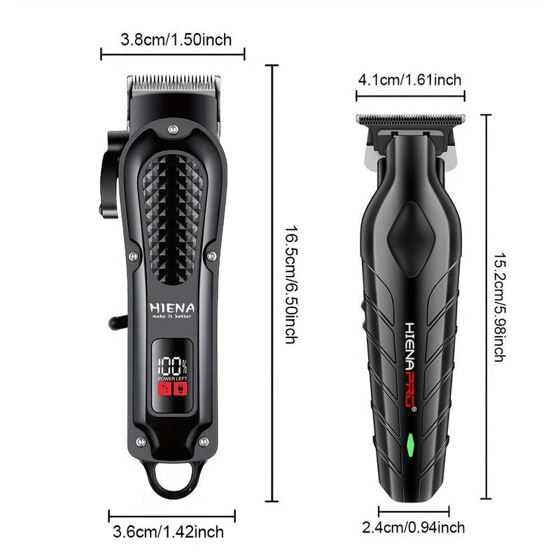 Men's Electric Hair Clipper with LCD Display