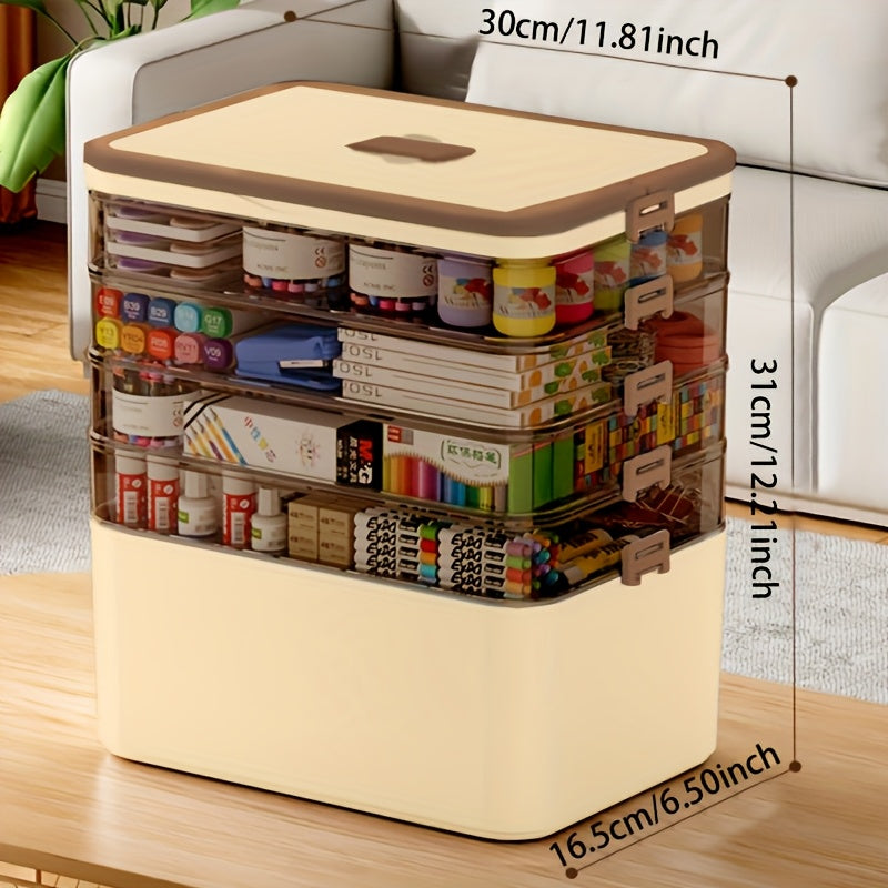 5-Layer Craft & Sewing Tool Storage Box