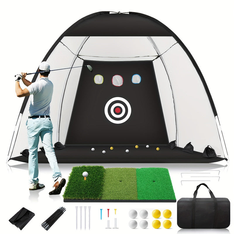 Golf Practice Net with Mat &amp; Target