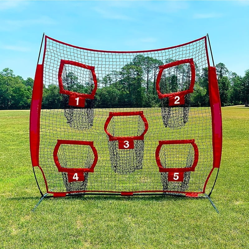 Football Outdoor Target Throwing Net with 5 Pockets
