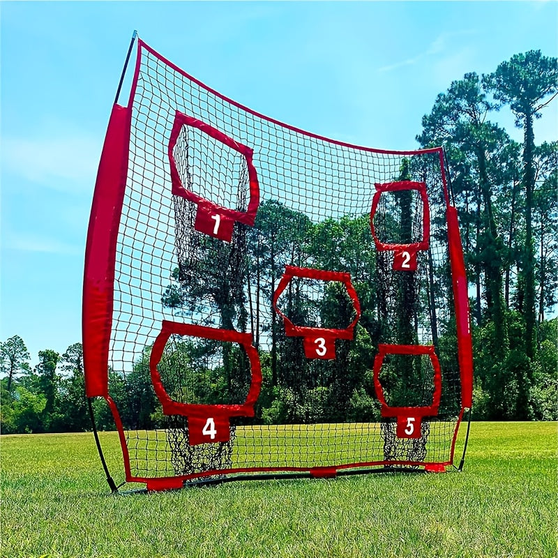 Football Outdoor Target Throwing Net with 5 Pockets