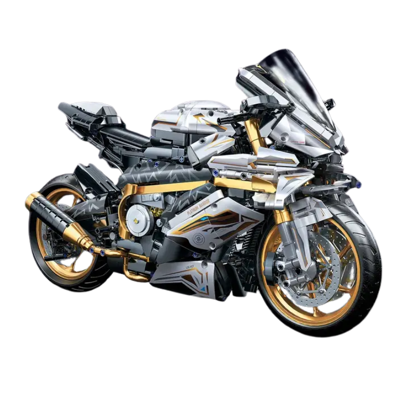 Motorcycle Blocks Model for Teens & Adults