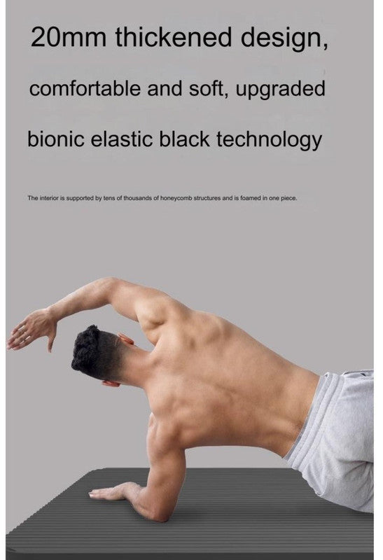 20Mm Thick Shock-Absorbing Yoga Mat
