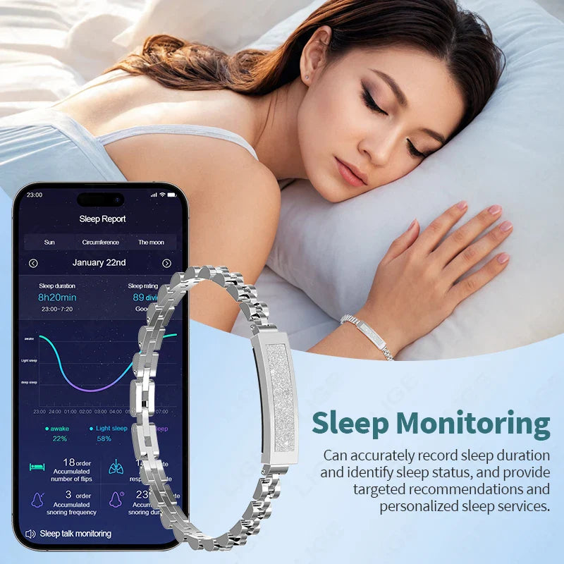 No-Screen Smart Watch Silver