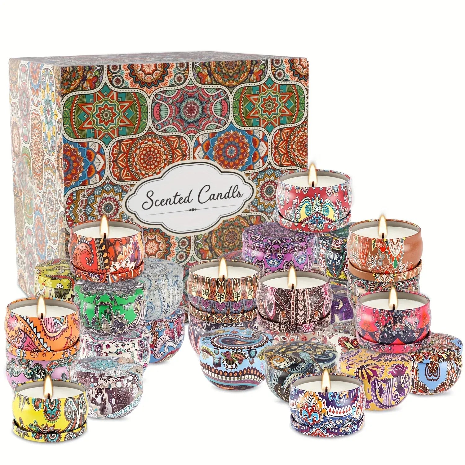 36pcs Soy Wax Scented Candle Gift Set 2.5 oz