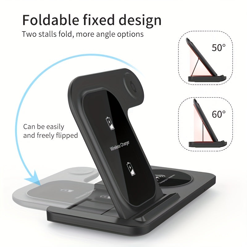 3-in-1 Fast Wireless Charger for iPhone &amp; Apple Devices