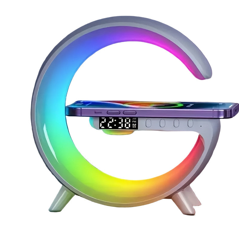 Wireless Bluetooth Speaker with RGB Light &amp; Alarm