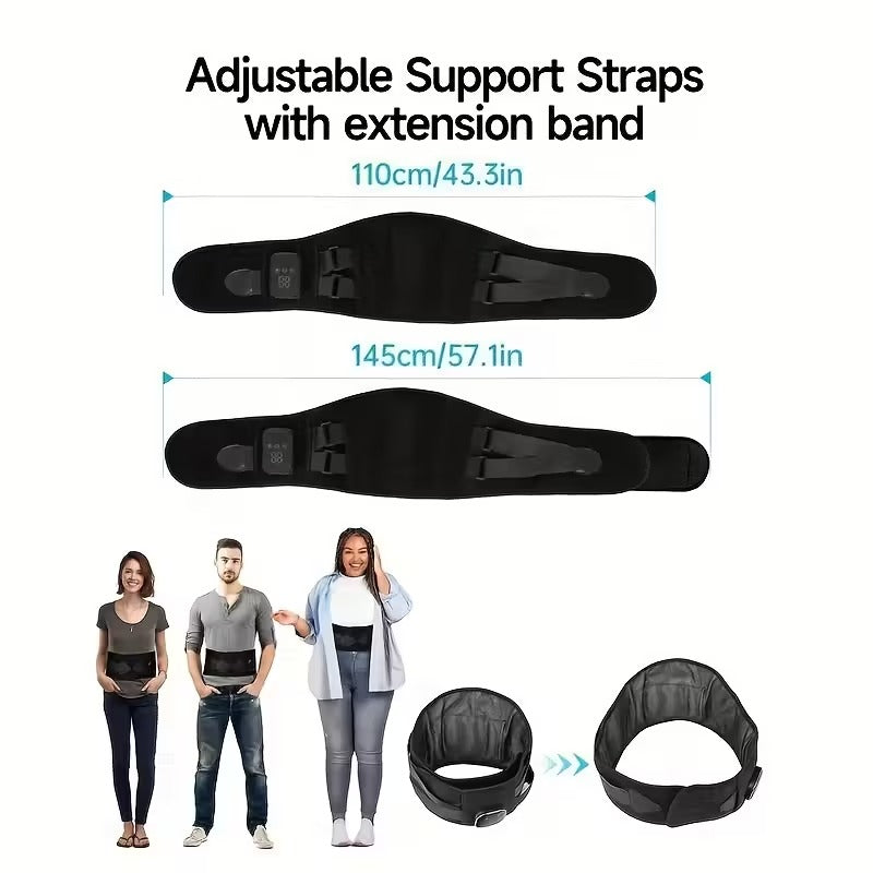 Heated Waist Massager Belt USB Rechargeable