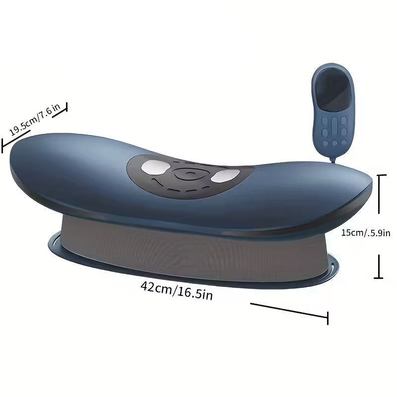 Electric Lumbar Massager with Heat & Vibration