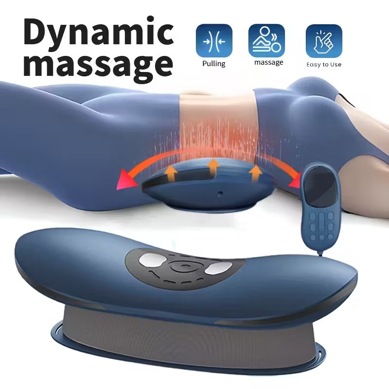 Electric Lumbar Massager with Heat & Vibration