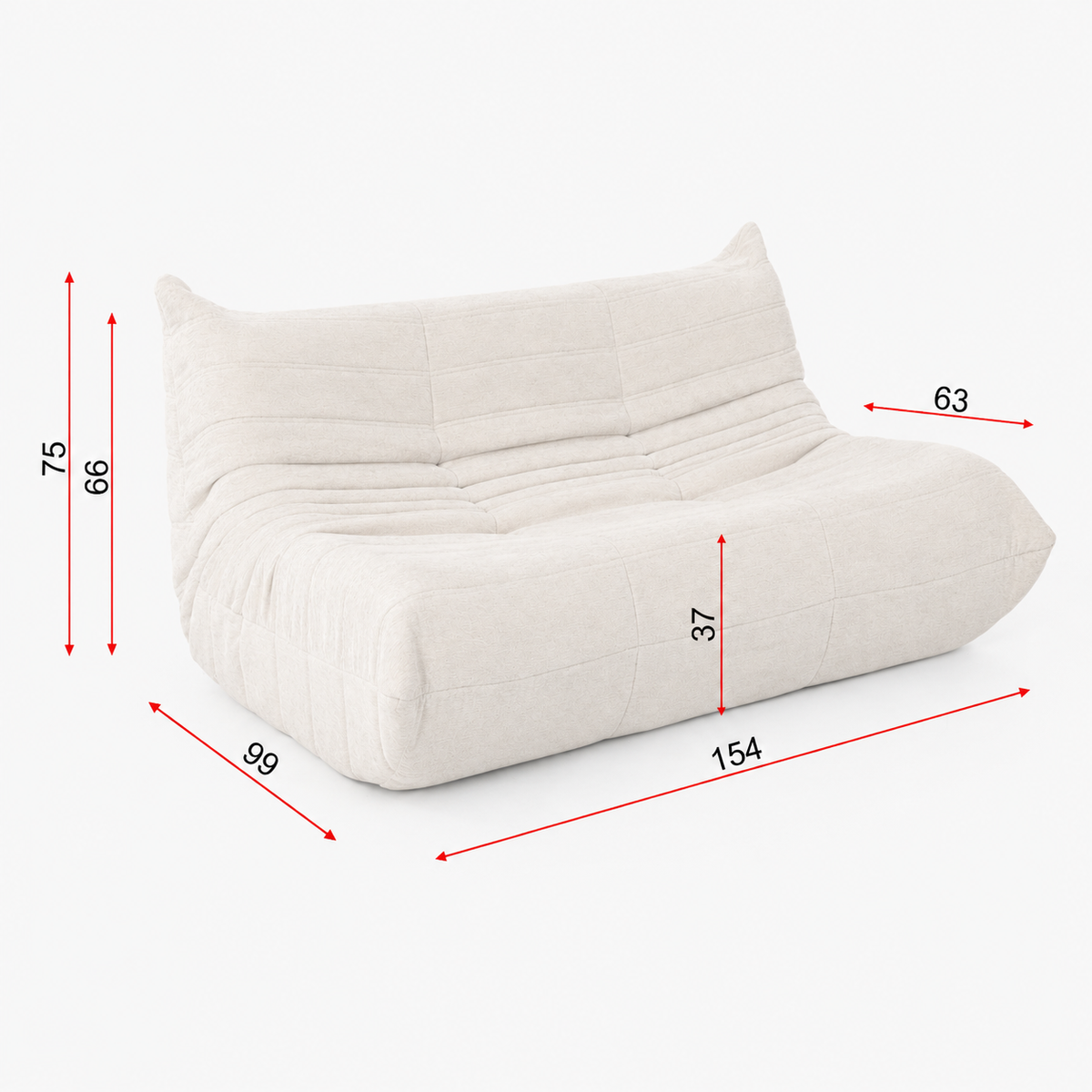 Flutto 2 Seater LOUNGE CHAIR