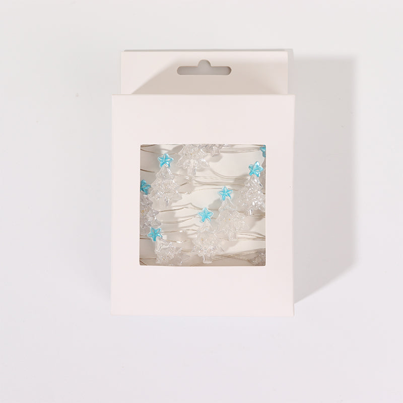 2m 20-LED Christmas Tree Clip-on String Lights with 2x AA Battery Box (Warm White)