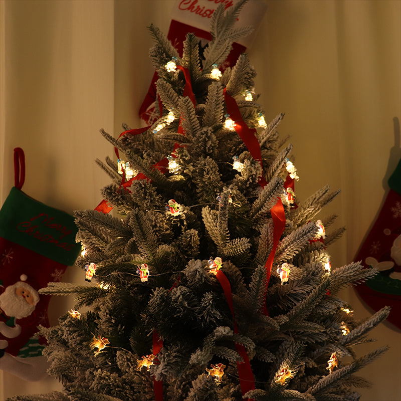 2m 20-LED Christmas Tree Clip-on String Lights with 2x AA Battery Box (Warm White)