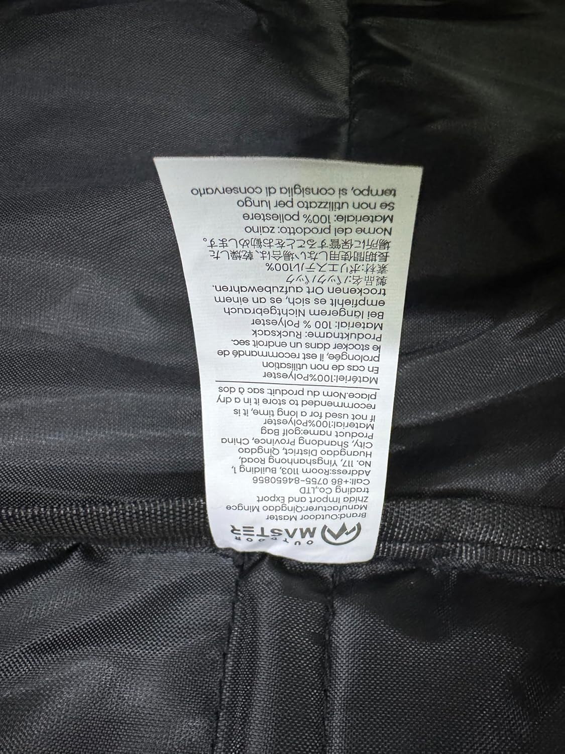 OutdoorMaster Padded Golf Club Travel Bag with Wheels, 900D Heavy Duty Oxford Waterproof -Alligators-Black