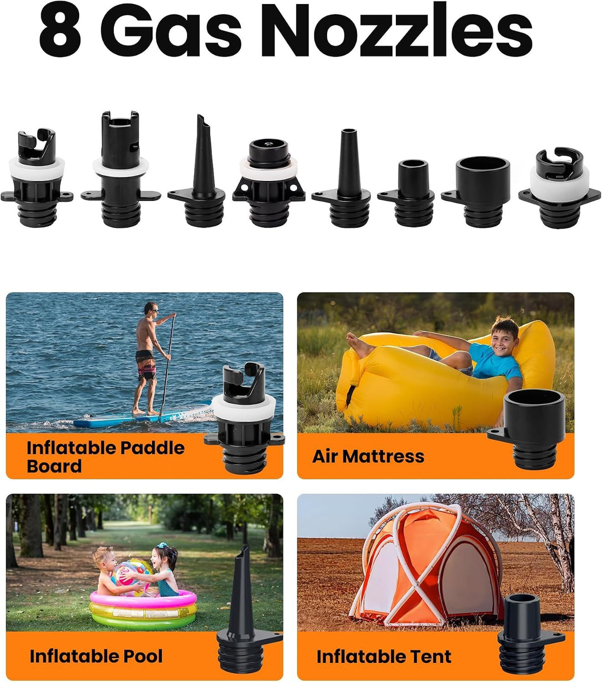 OutdoorMaster 20PSI High Pressure 88.8Wh Rechargeable SUP Air Pump Electric Shark 2S - Auto-Off & Deflation,12V DC & Type-C Input, for Inflatable Stand Up Paddle Boards, Boats