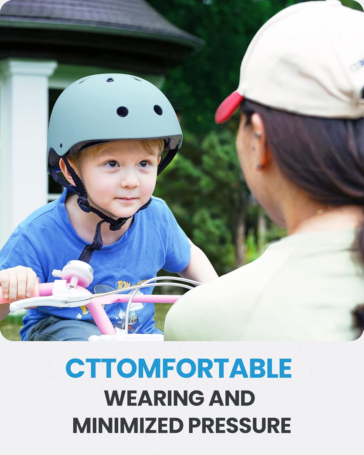 OutdoorMaster Youth & Kids Bike Helmet - Adjustable Multi-Sports Skateboard Helmet with Removable Liners for Balance Bike, Toddler Scooter, One Wheel Hoverboard-Mint Green-Medium