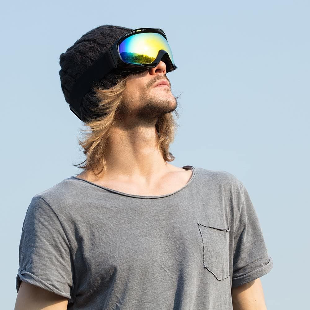 OutdoorMaster OTG Ski Goggles - Over Glasses Ski/Snowboard Goggles for Men, Women & Youth - 100% UV Protection-OM-5