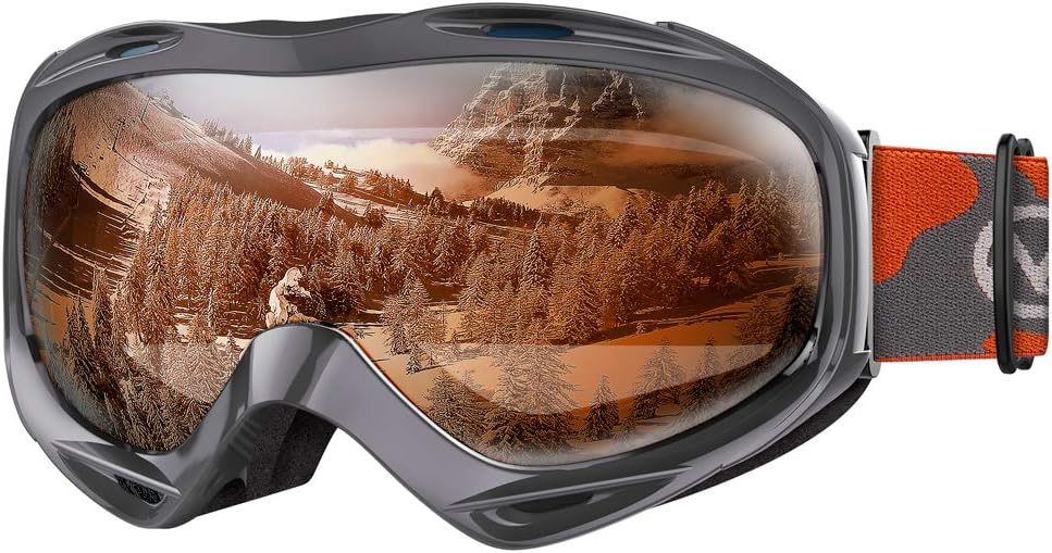 OutdoorMaster OTG Ski Goggles - Over Glasses Ski/Snowboard Goggles for Men, Women &amp; Youth - 100% UV Protection-OM-5