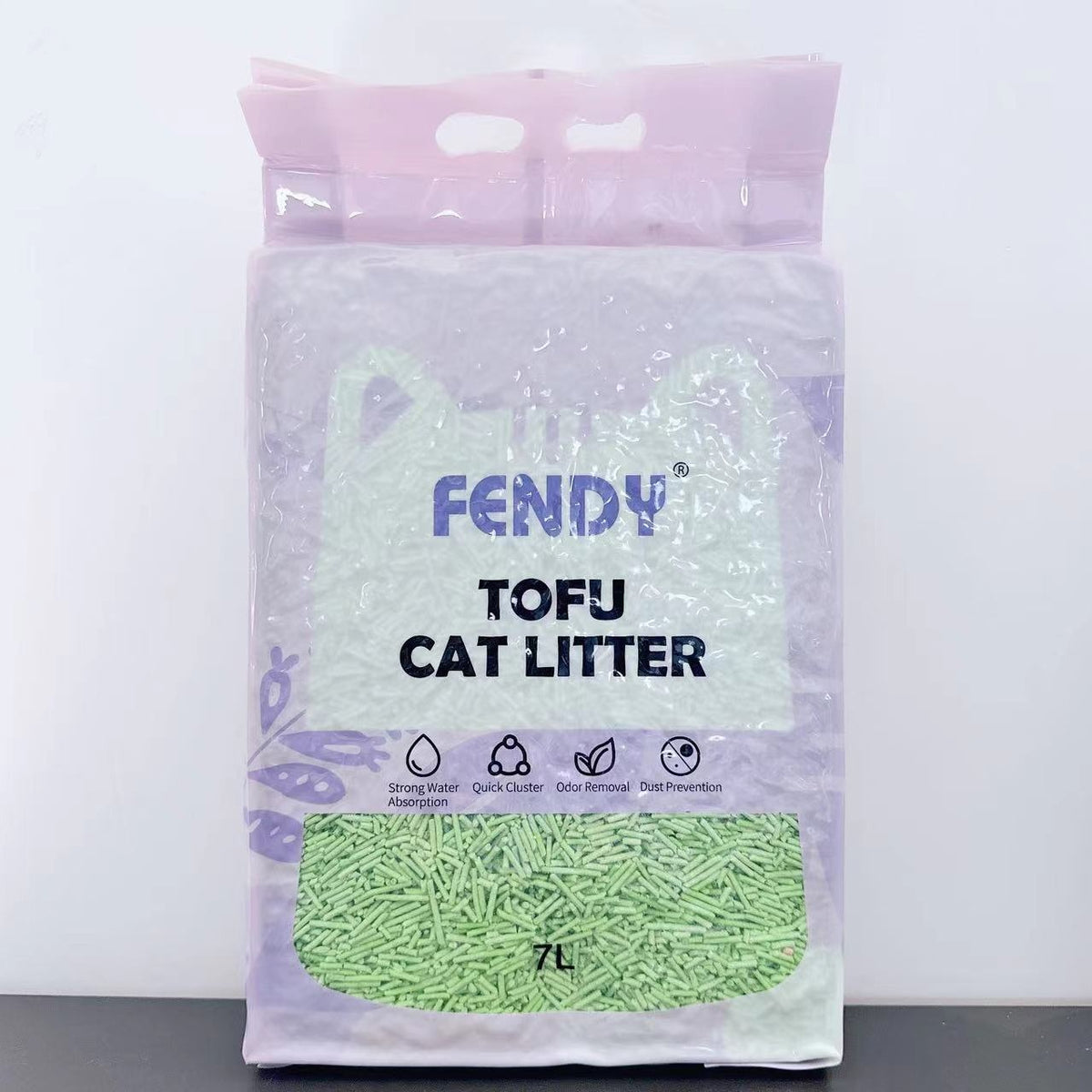 Green Tea Tofu  Clumping Cat Litter 7L-2.4KG*1