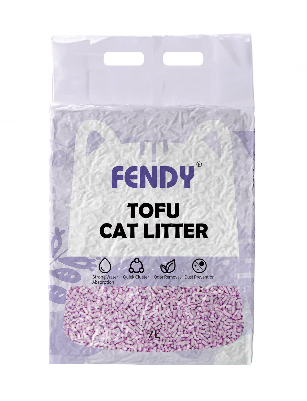 Lavender Tofu Cat Litter  7L-2.4KG*8