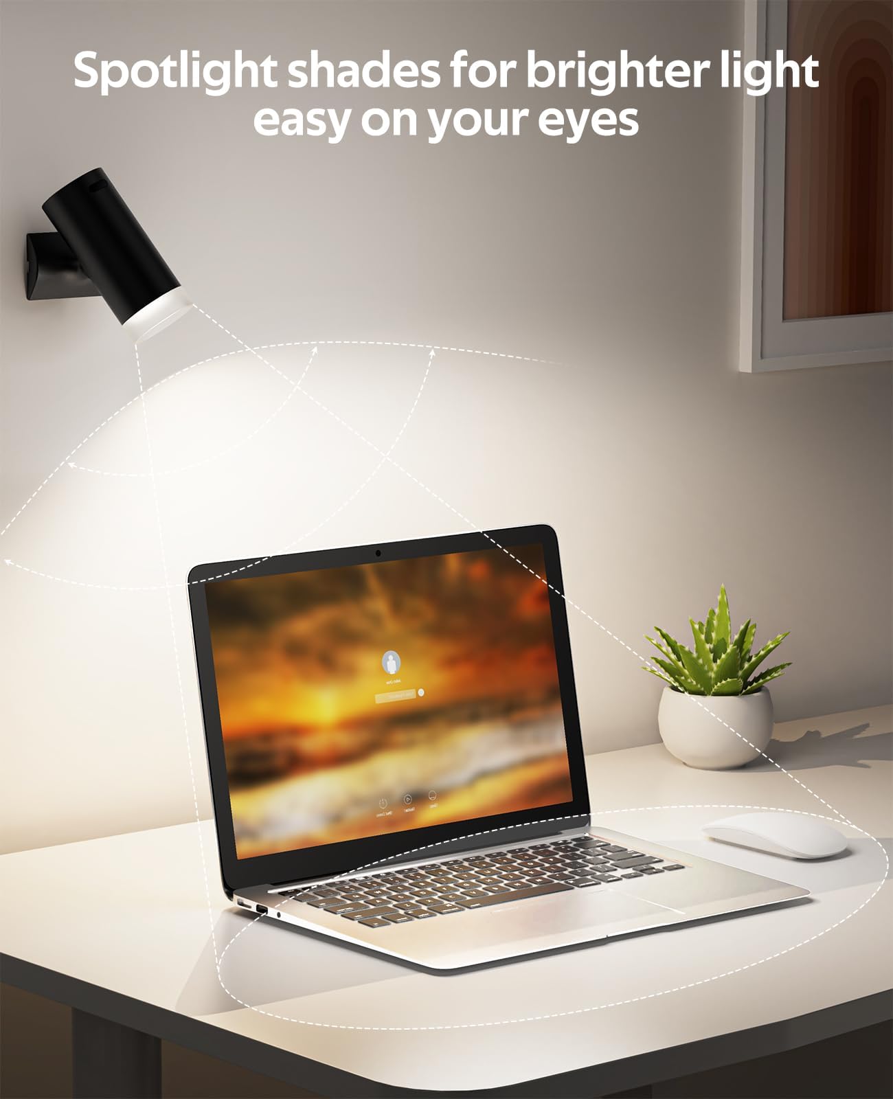 Battery Operated Wall Lights 2 Pack Rechargeable Wall Lights Indoor Touch Dimmable with Remote Control,Magnetic Wall Sconce Lights Battery Black Wireless LED Decor Lighting 3000mAh [Energy Class F]