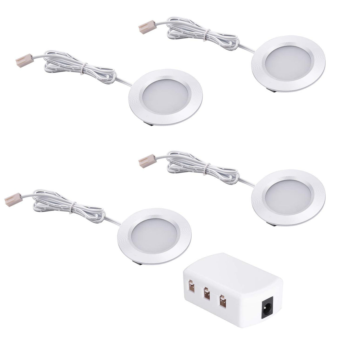 RV Interior Lights AIBOO Super Slim LED Ceiling Lights DC12V 2W 200LM Full Aluminum RV Recessed Lighting for Camper Van Motorhome Sailboat Houseboat 2700K Warm White(4 Pack)