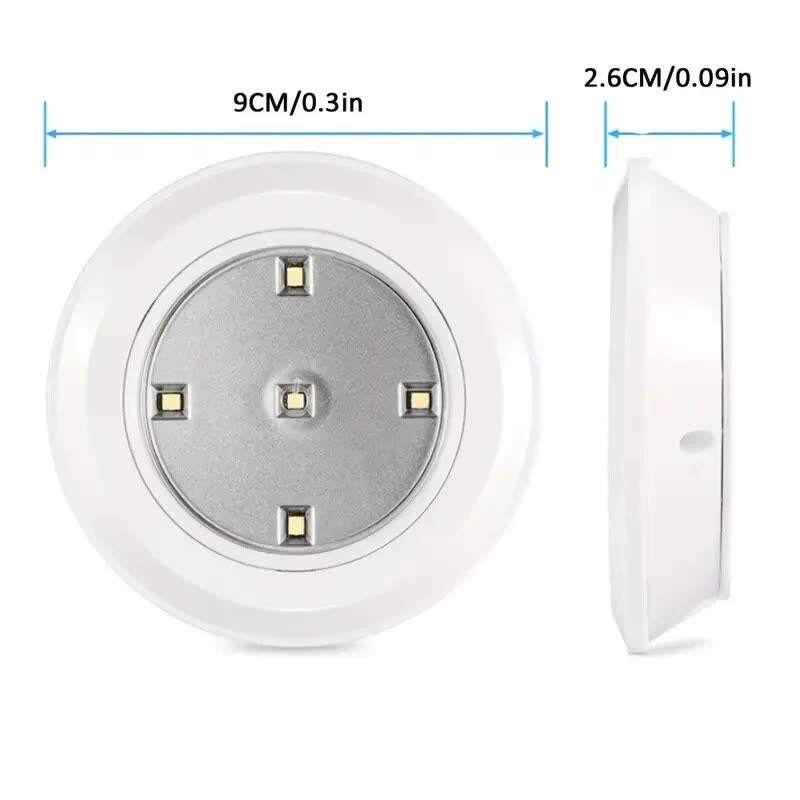 3 LED Light Set with Remote - Warm White for Cabinets & Displays