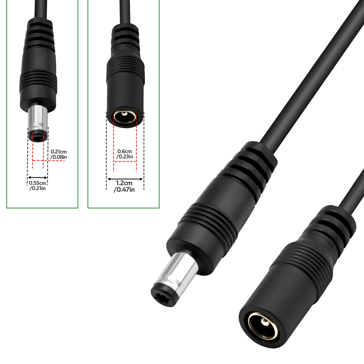 Single Color Slider Dimmer with Timer - PWM 1pc DC 5V/12V/24V LED Controller, 36W Max, Slide Brightness Control & Auto-Off for LED Strip Lights, Closet, Counter, Aquarium Lighting (Black)