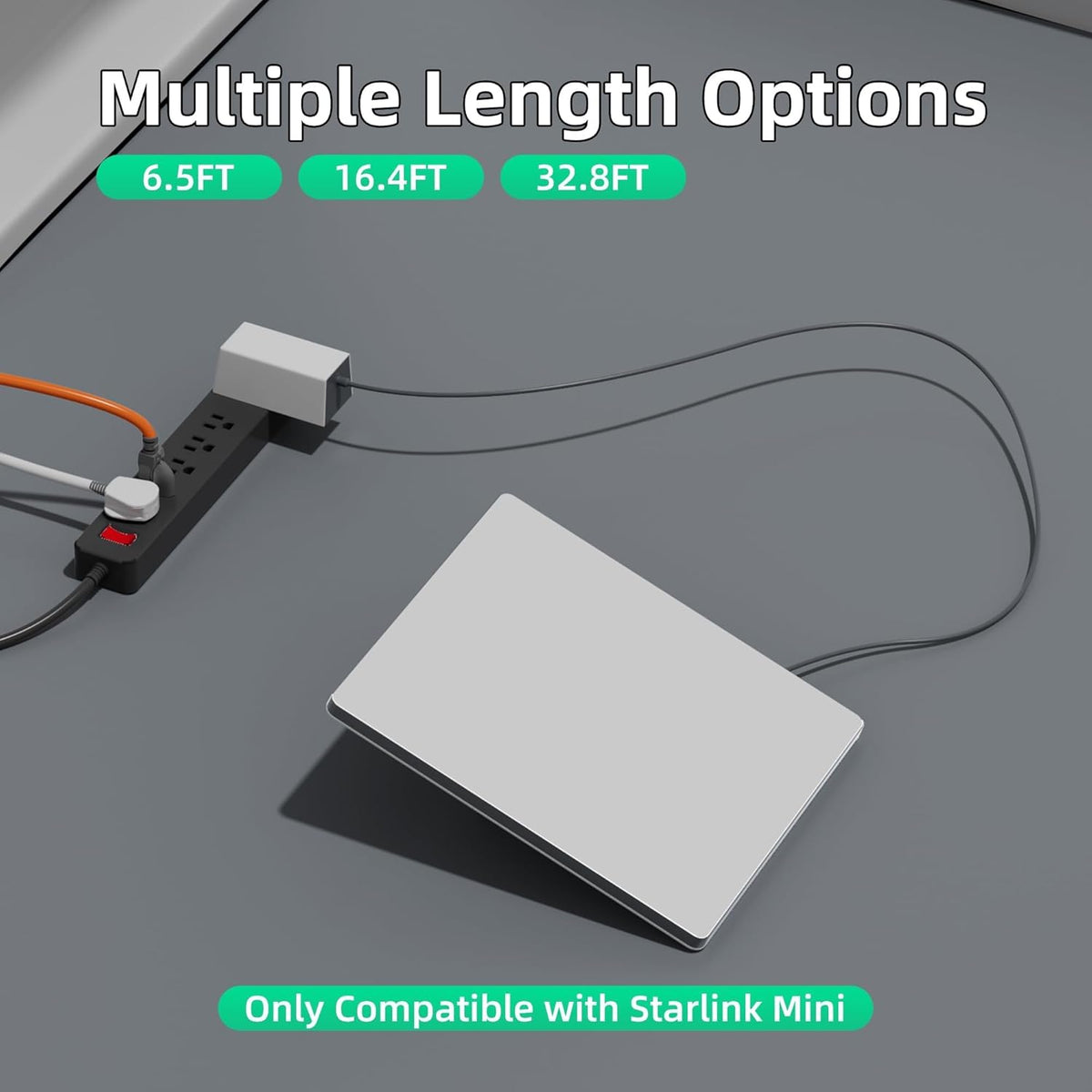 Starlink Power Cable   5521 DC to DC Power Cord 65.5FT/20M