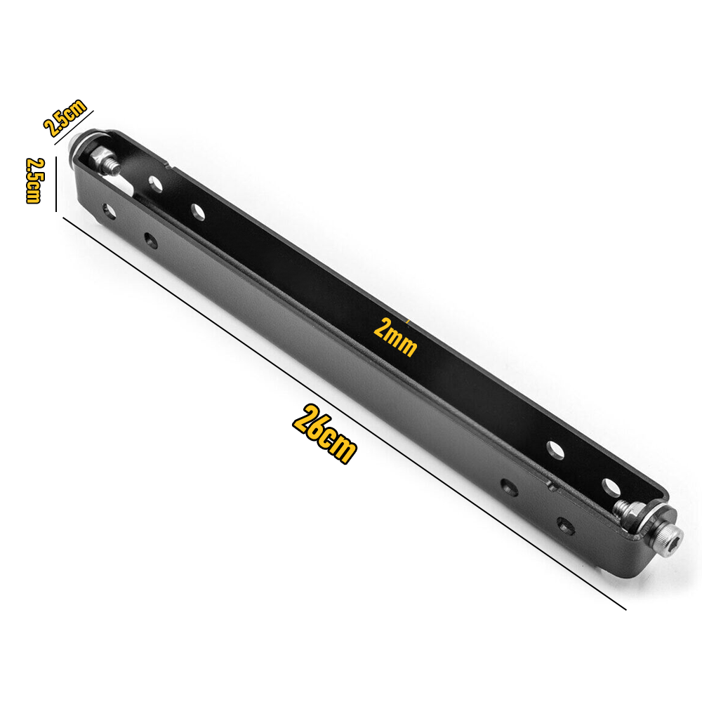 Flip-Up License Plate Frame Holder – 120° Rotation Stainless Steel Number Plate Bracket, Foldable Off-Road Winch Accessory, Rustproof-Black