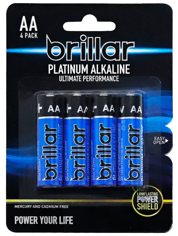4 Pcs  AA PLATINUM ALAKALINE